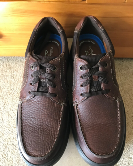 Clarks Bradley Vibe Men’s Tan Tumbled Leather Casual Shoes