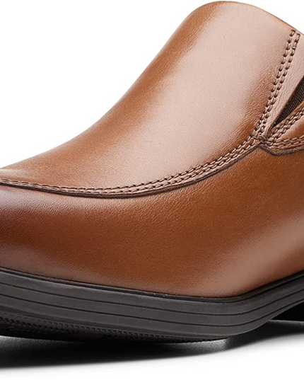 Clarks Whiddon Plain Men’s Leather Loafers – Classic Dress Shoes