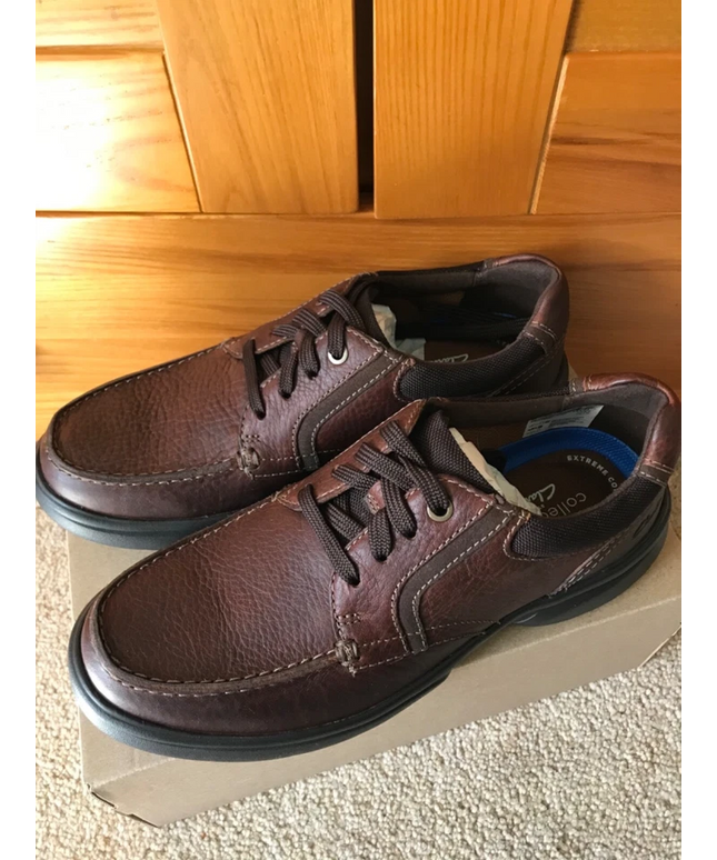 Clarks Bradley Vibe Men’s Tan Tumbled Leather Casual Shoes