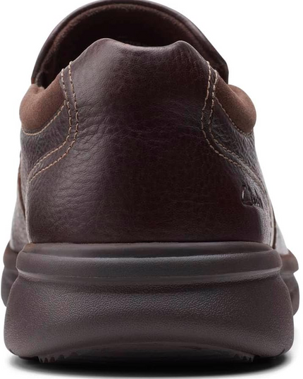 Clarks Bradley Step Men’s Brown Slip‑On Loafers – Premium Leather Casual Shoes with All‑Day Support