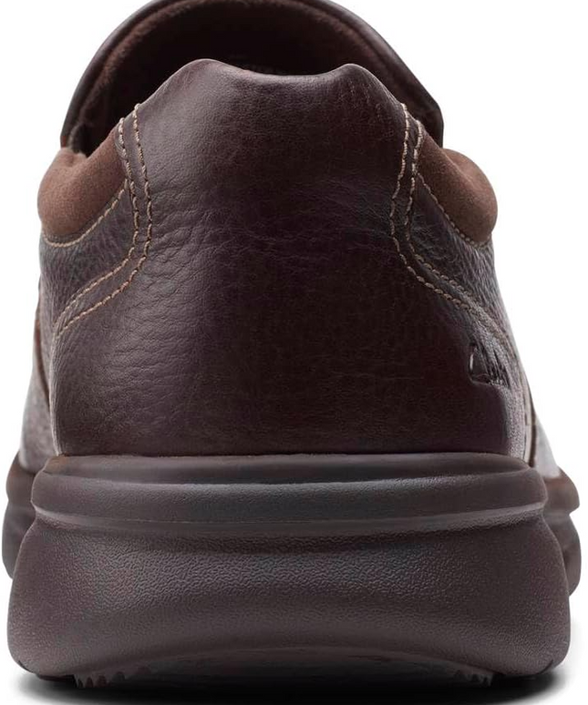 Clarks Bradley Step Men’s Brown Slip‑On Loafers – Premium Leather Casual Shoes with All‑Day Support