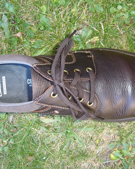 Clarks Cotrell Walk Men’s Oxford Flats – Brown dark Leather Casual Dress Shoes with Cushion Comfort