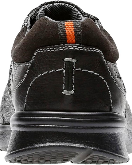 Clarks Cotrell Walk Men’s Oxford Shoes – Classic Black Leather Flats with All‑Day Comfort