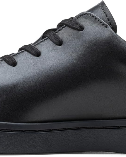 Clarks Men's Kitna Lo Casual Leather Sneakers – Lightweight & Comfortable Everyday Shoe