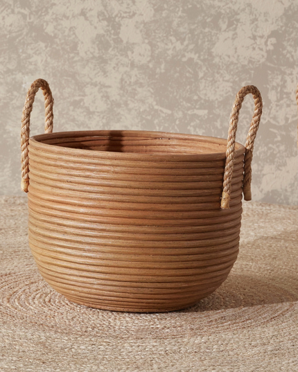 Yvonne Storage Basket – Multi-Purpose Decorative Organizer for Home, Bathroom & Office Use