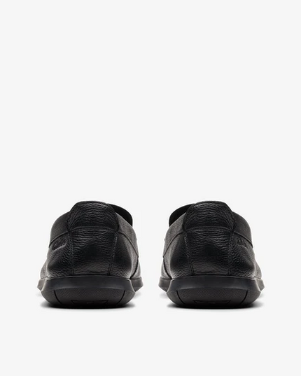 Clarks Flexway Step Men’s Black Leather Shoes – Lightweight Flex Comfort & Classic Style