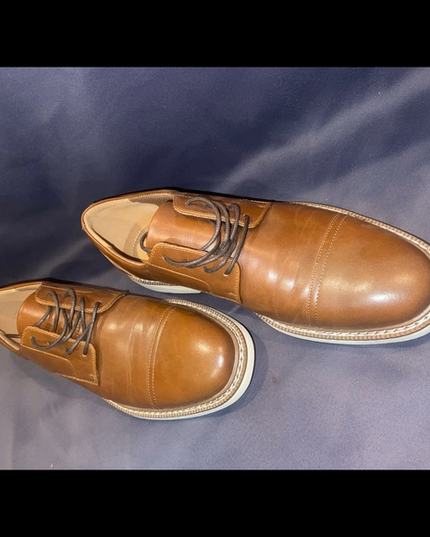 Men's Brown Leather Dress Shoes – Classic Oxford Style by Clarks