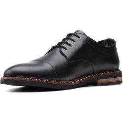 Clarks Dezmin Cap Men's Leather Dress Shoes – Classic Cap Toe Oxford Style