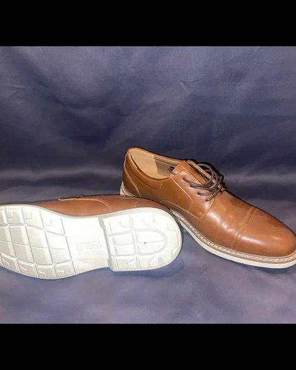 Men's Brown Leather Dress Shoes – Classic Oxford Style by Clarks