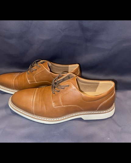 Men's Brown Leather Dress Shoes – Classic Oxford Style by Clarks