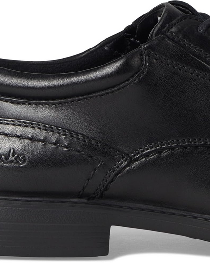 Clarks Dresslite Ace Men’s Black Leather Oxford Shoes – Lightweight Formal Lace‑Ups with All‑Day Comfort