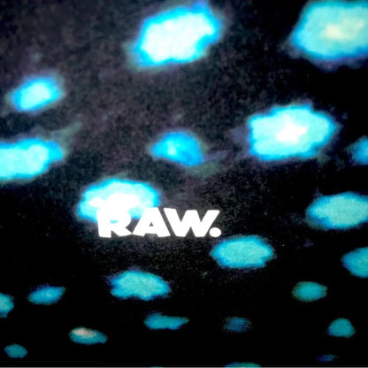 G-Star Raw Men'S Turquoise Dot Print T-Shirt – Navy