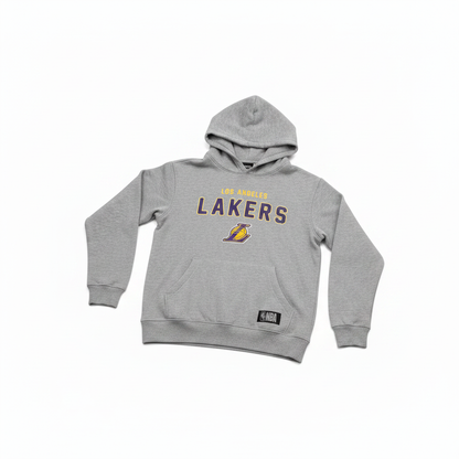 NBA Lakers grey kids hoodie, front