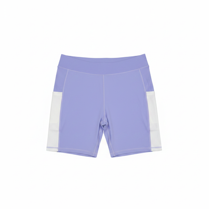 Lavender Bike Shorts - Front