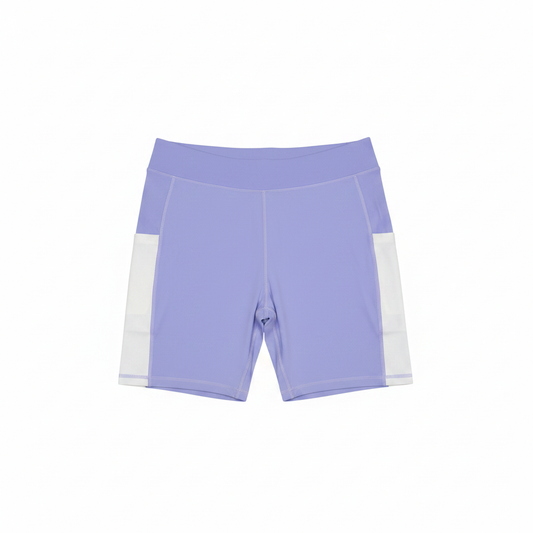 Lavender Bike Shorts - Front