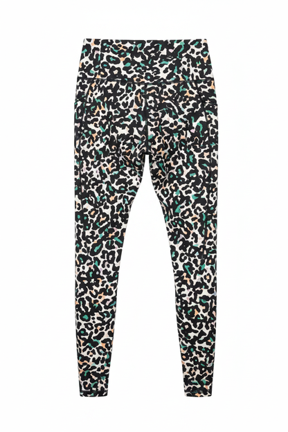 Leopard Print Leggings - Back