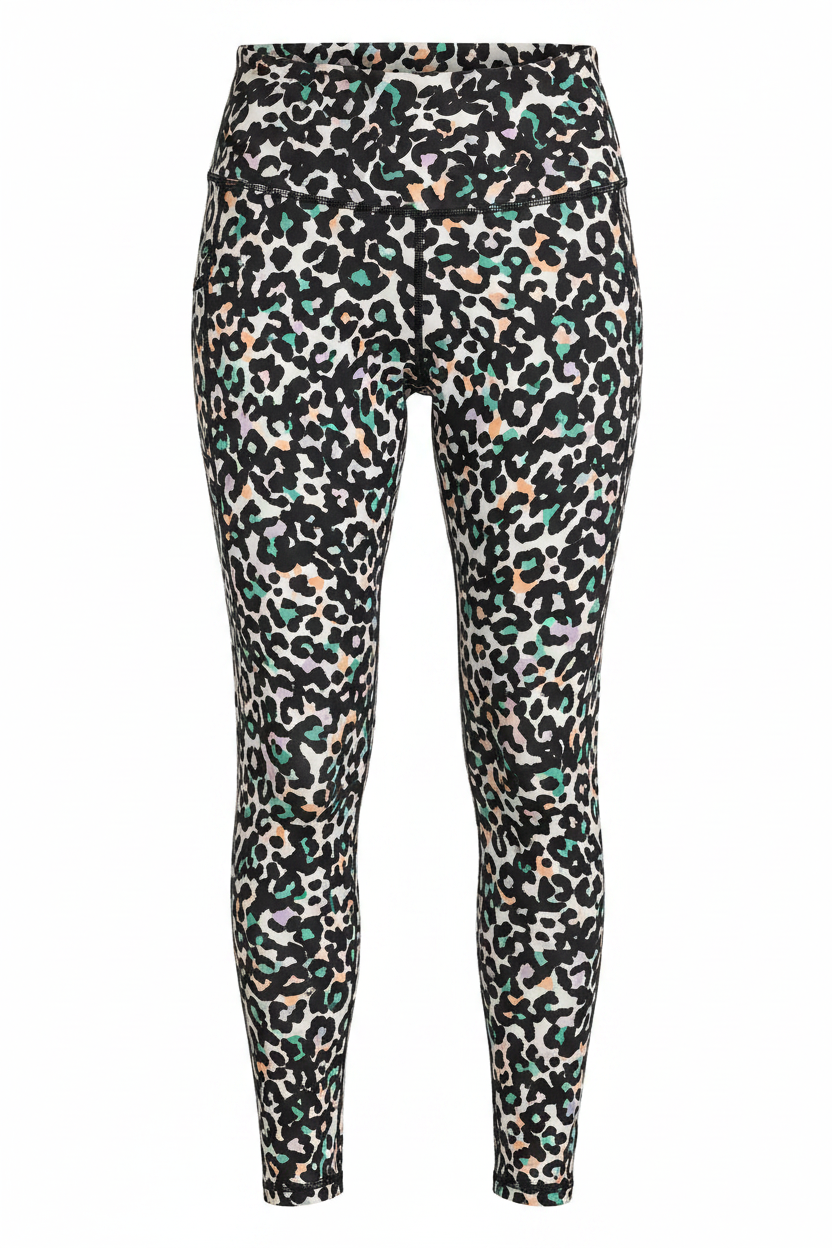Leopard Print Leggings - Front
