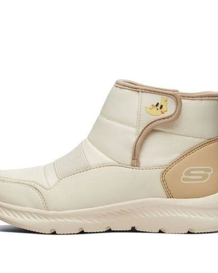 Skechers KIDS Comemory Foamy Boots 'Beige White'