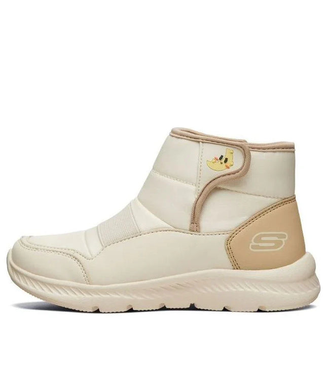 Skechers KIDS Comemory Foamy Boots 'Beige White'