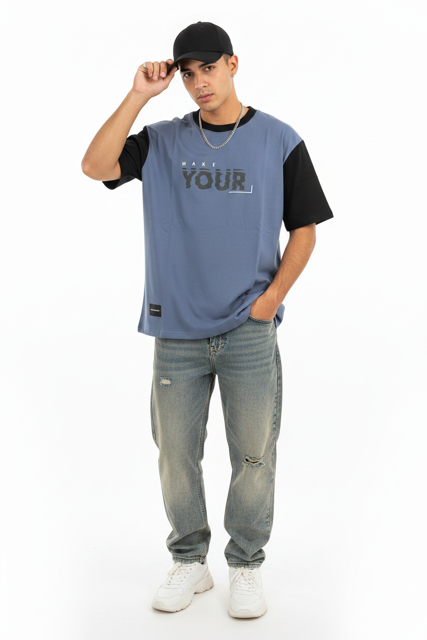Man wearing t-shirt