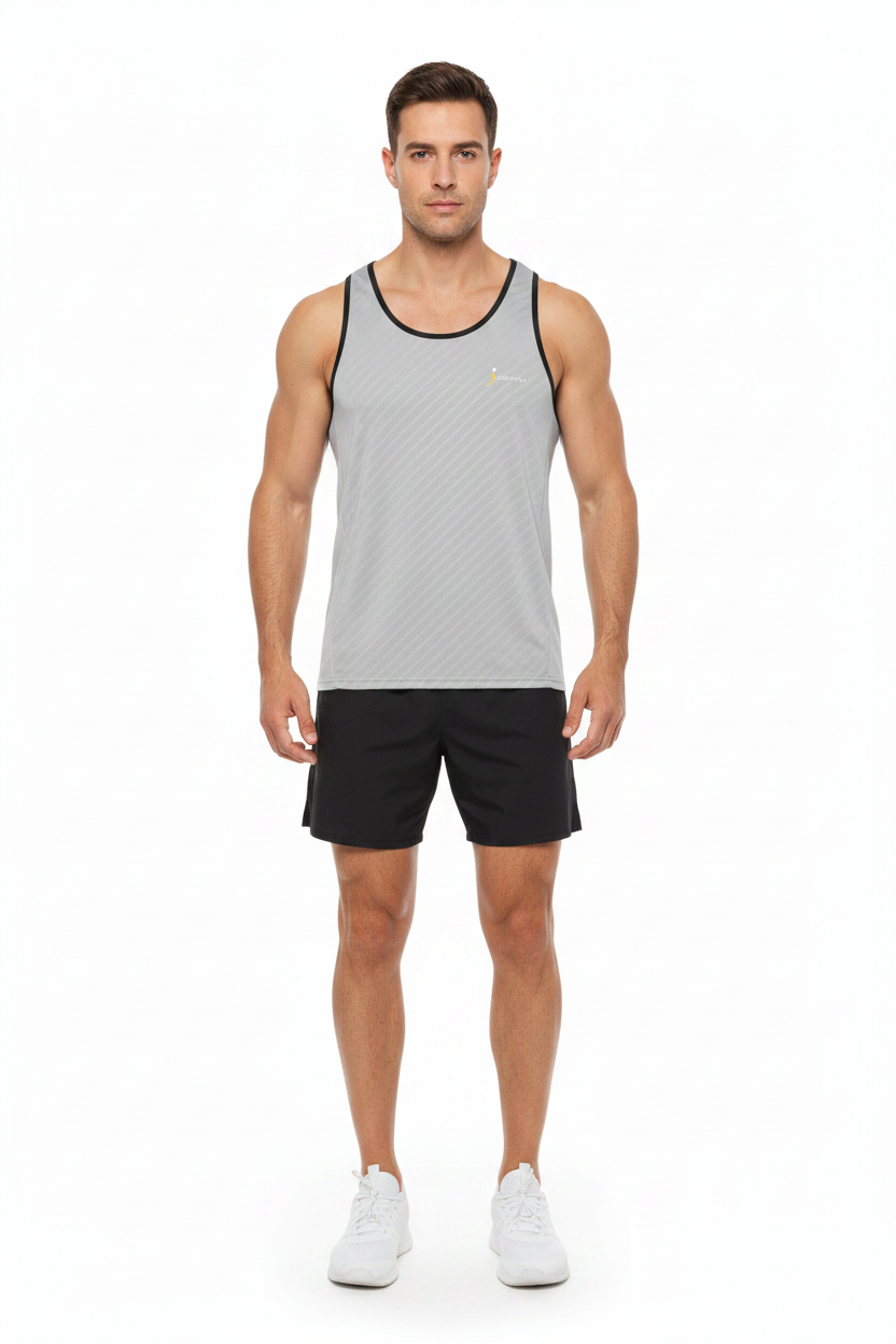 Man wearing tank top