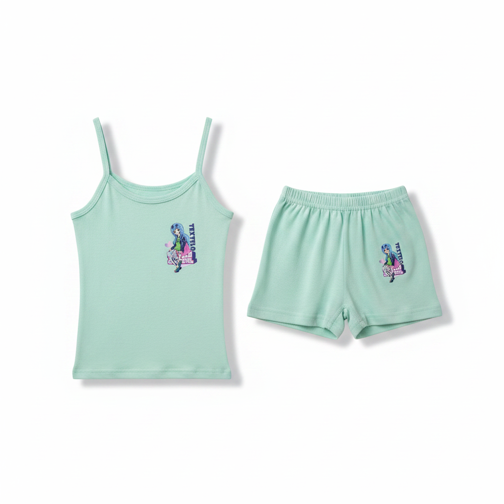 Mint Green 2-Piece Set Flat Lay