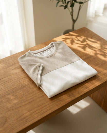 Short-sleeve t-shirt — Sunlit Lifestyle | Generated by Modelize