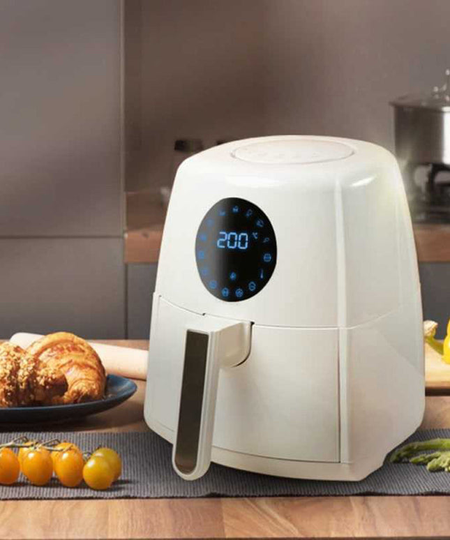 Onemoon OA5 Electric Air Fryer 3.5L Large, Non-Stick, Digital Electric Cooker 1500W - White