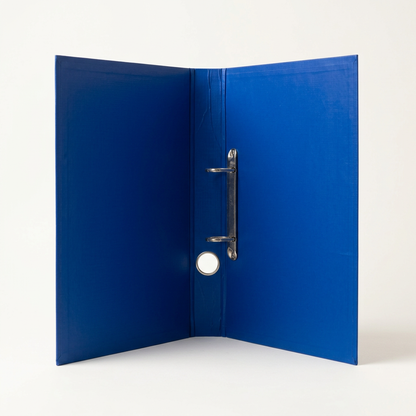 Open blue binder studio product image