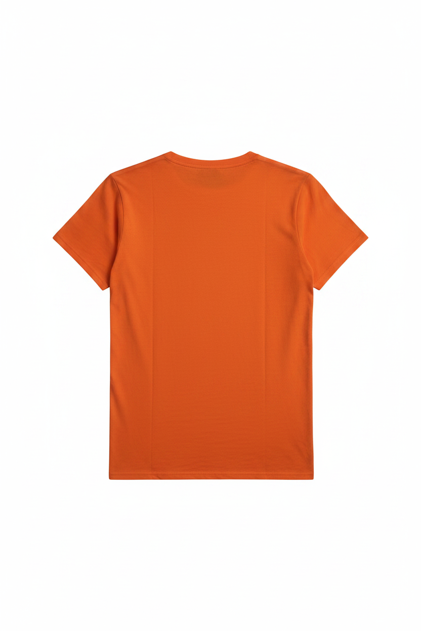 Orange G-Star T-Shirt Back