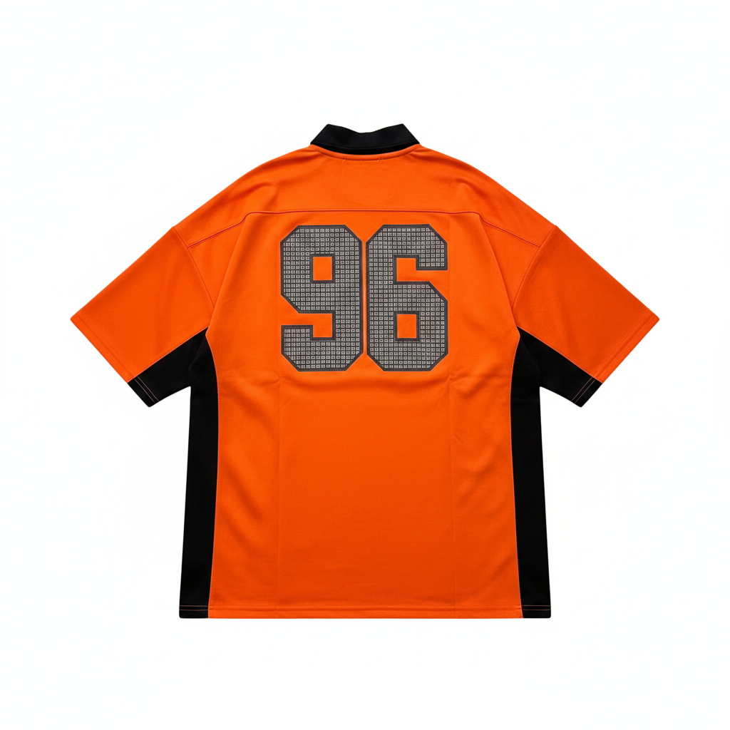 Orange Jersey Back