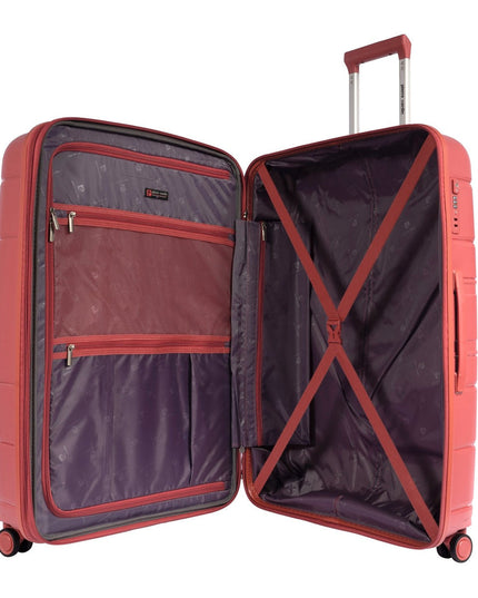 Pierre Cardin Peach Travel Bag set of 4 (14"20"24"28")