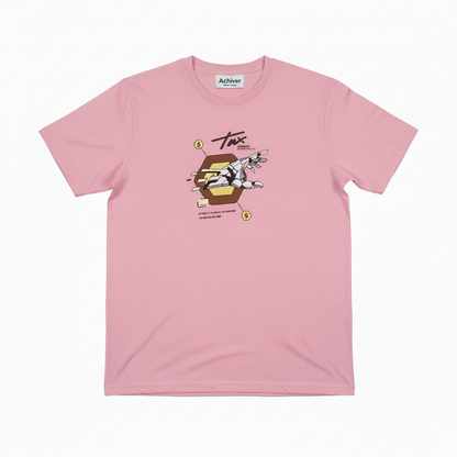 Pink T-Shirt Flat Lay