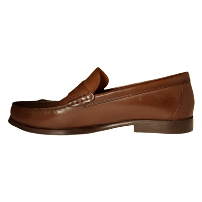 Massimo Dutti Men Loafers Penny Leather Brown