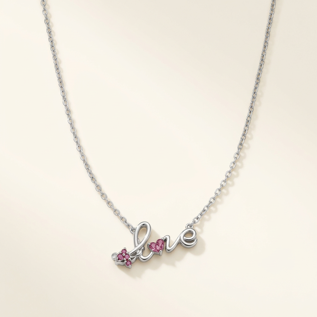 Polished necklace product photo