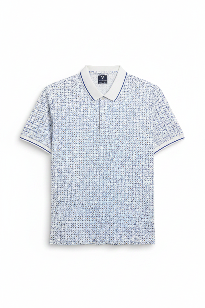 Polo Shirt Front Flat Lay