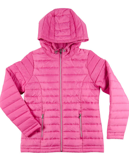 MySTYLE Women's Winter Puffer Jacket Pink