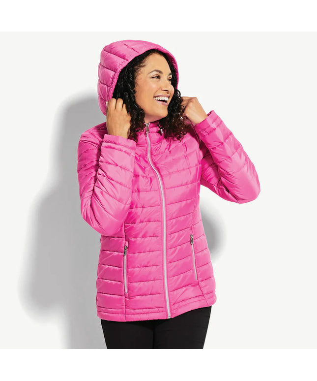 MySTYLE Women's Winter Puffer Jacket Pink