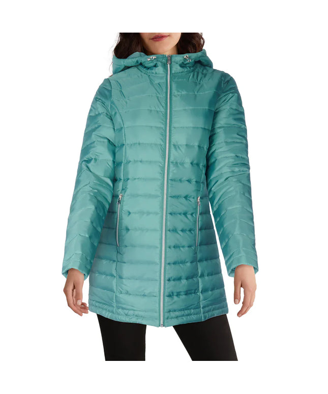MySTYLE Women's Winter Puffer Jacket Green