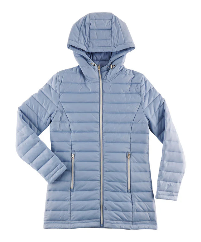 MySTYLE Women's Winter Puffer Jacket Sky Blue