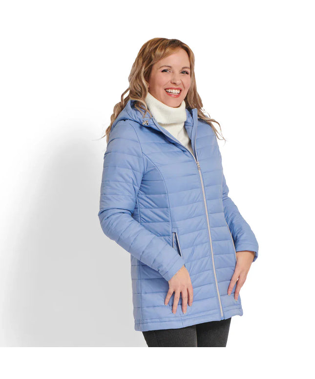 MySTYLE Women's Winter Puffer Jacket Sky Blue