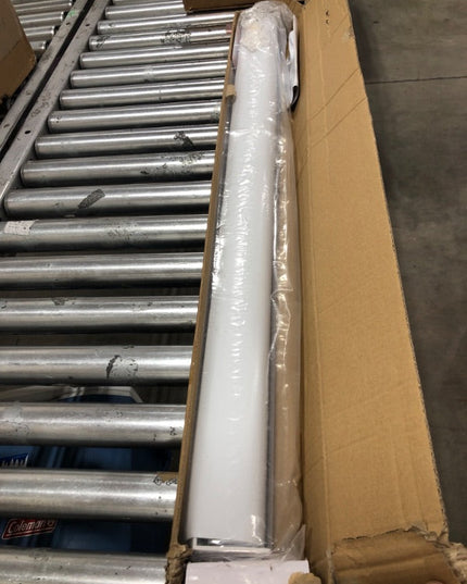 KCO Blackout Roller Shade Blinds for Windows with Valance Cover, 93.98 cm W x 182.88 cm L, White