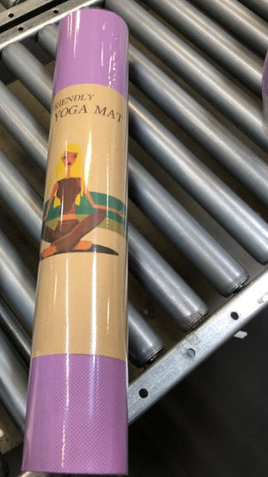 Purple Color Pvc Yoga Mat For Fitness And Meditation