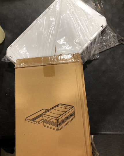 Foldable Closet Organizers, Clothing Compartment Storage Box Stackable Save Space Slide Rail Design Clear PP for Bedroom (with Lid 9 Grids)