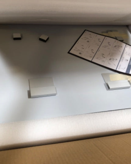 Mirrorons Beveled Mirror, Bathroom Mirrors for Wall 16" x 20", Frameless Rectangle Bathroom Mirror with Beveled Edge, Hangs Horizontally or Vertically, Tempered Glass Upgraded Packing