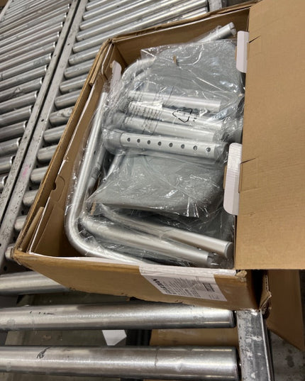 Medline Bath Chair with Back, Shower Chair Stool for Elderly Adults, Height Adjustable Legs, Tool-Free Assembly, Shower Seat with Suction Cup Feet, Gray