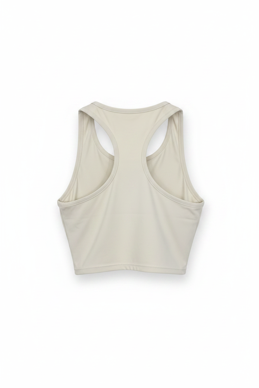 Racerback Crop Top Back