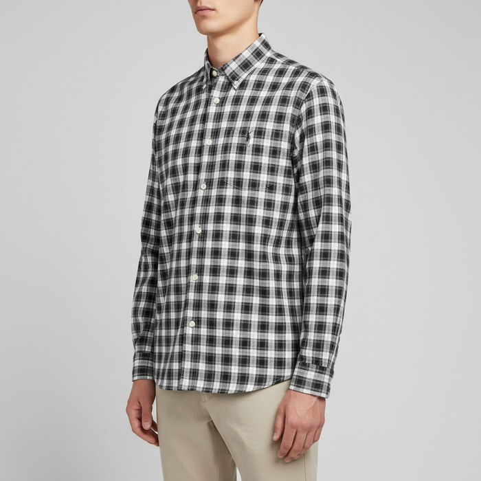 Clearance of Ralph Lauren Shirt – Men's Black & White Plaid