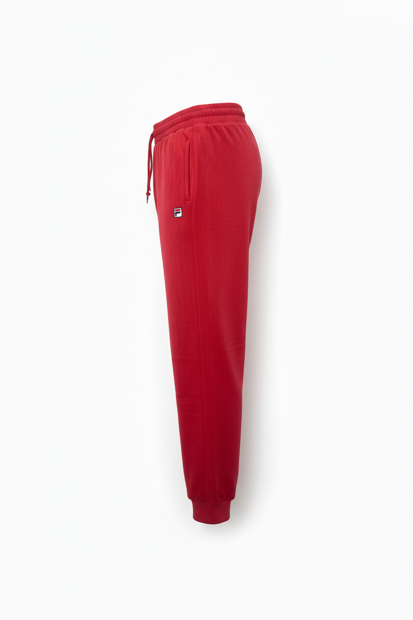 Red Fila Sweatpants - Side