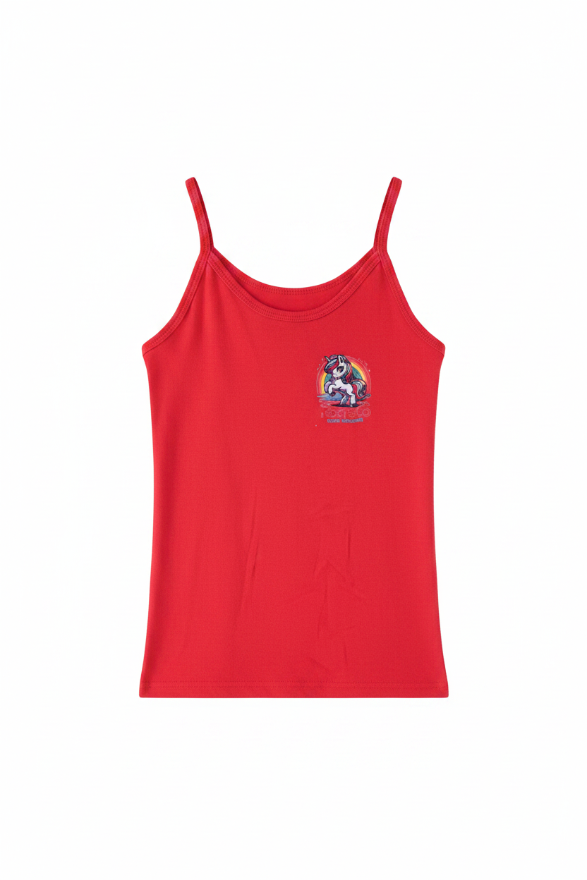 Red Unicorn Tank Top